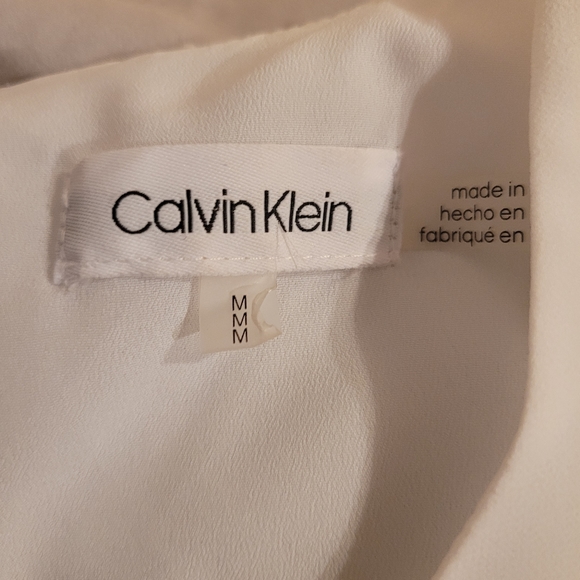 Calvin Klein White Blouse - Picture 2 of 2